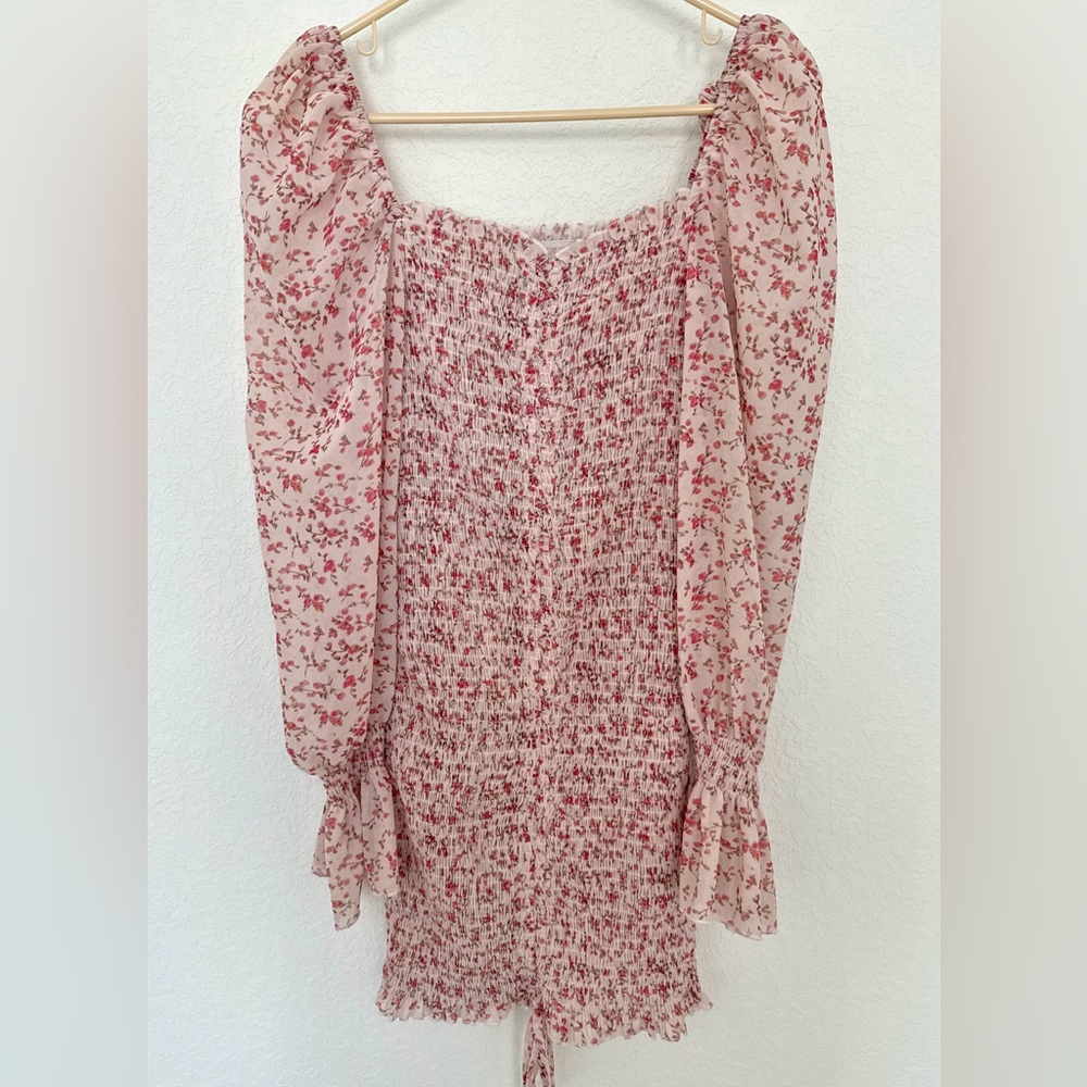 Princess Polly Pink Floral Blouse